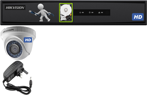 01 HD Cameras Cabling & Installation Package