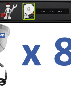 08 HD Cameras Installation w/Onsite Warranty Package