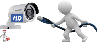 HD (1080P) Camera (Bullet) Cabling & Installation w/Onsite Warranty Package