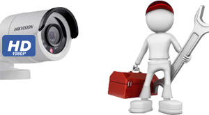 HD (1080P) Camera (Bullet) Installation Only Package