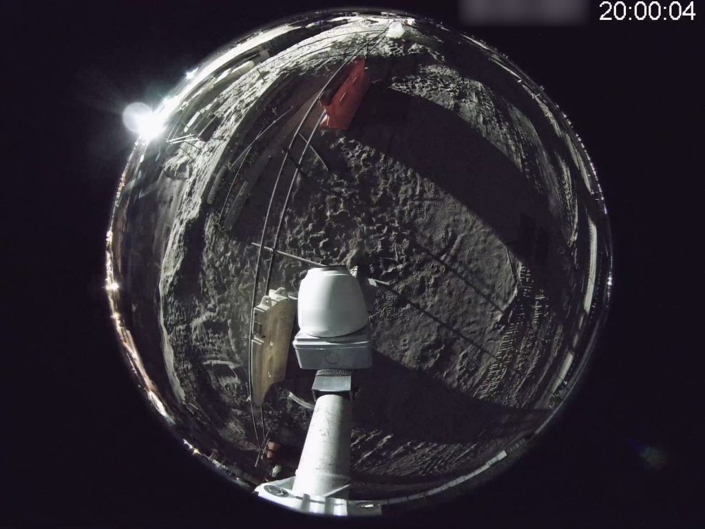 Nightime with some surrounding light