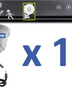 12 HD (1080P) Cameras Cabling & Installation Package