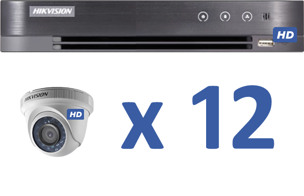 12 HD (1080P) Cameras Equipment Basic Bundle