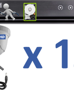 12 HD (1080P) Cameras Installation Only Package