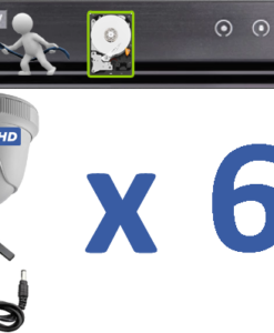 06 HD (1080P) Cameras Installation w/Onsite Warranty Package